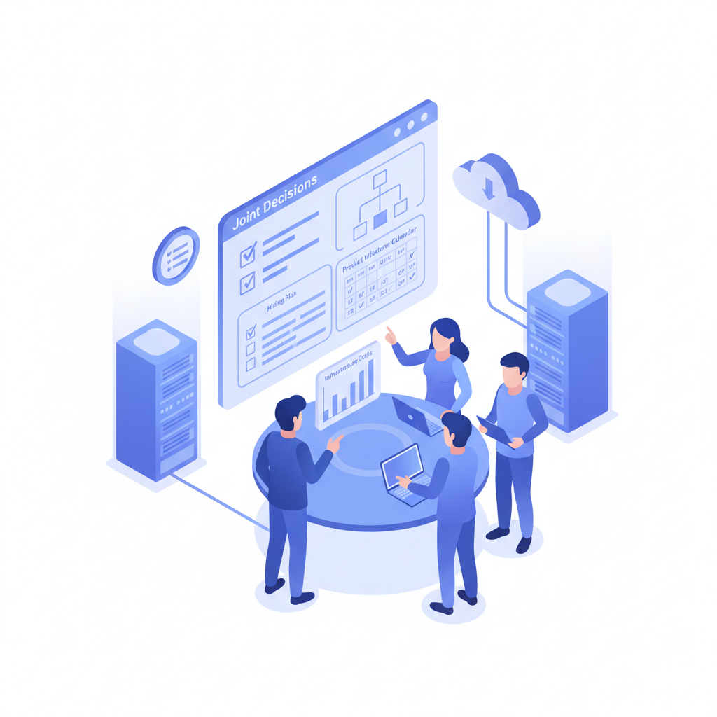 Technology co-founder partnering with founders to set strategy